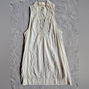 Free People Off-White Mini Dress XS